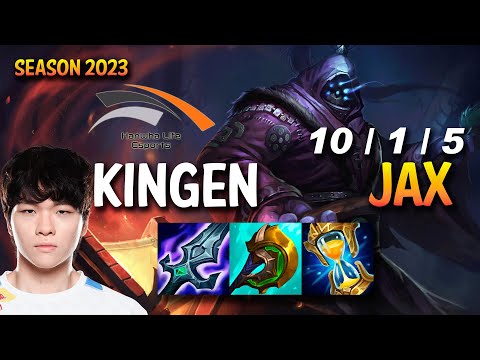 HLE Kingen JAX vs FIORA Top - KR Ranked