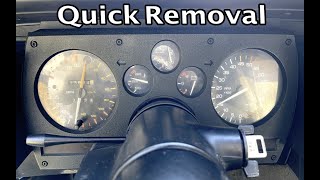 How to remove an Instrument Cluster From A Third Gen Camaro, Chevy Camaro Instrument Cluster Removal