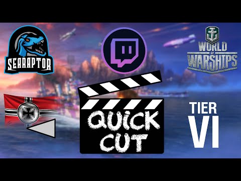 World of Warships - Quick Cut: Tier VI Premium German Destroyer T-61 (Ranked Gameplay)