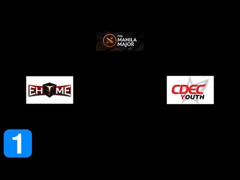 EHOME vs CDEC.Youth - The Manila Major 2016 Full Highlights Dota 2