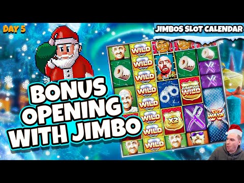 Thumbnail for video: Jimbo's Slots Christmas Countdown: Big Bonus Opening! 5/24