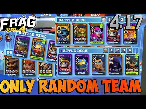 FRAG Pro Shooter - Only Random Team🔥4.17 Gameplay🔥(iOS,Android)