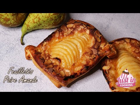 Feuilletés Express aux Amandes et Poires