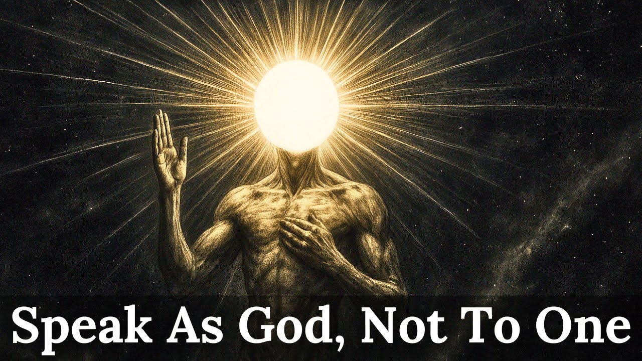 Stop Praying to God and Start Speaking as Him