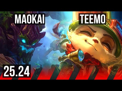 MAOKAI vs TEEMO (TOP) | EUW Master | 25.24