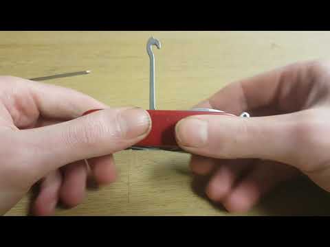 Best use case for the hook on a victorinox swiss army knife