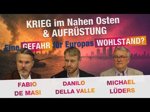 Krieg im Nahen Osten & Aufrüstung: Debatte mit Michael Lüders & Danilo Della Valle Video-Thumbnail von YouTube