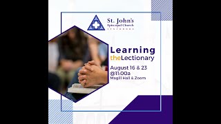 What is the Lectionary 8.16.2023