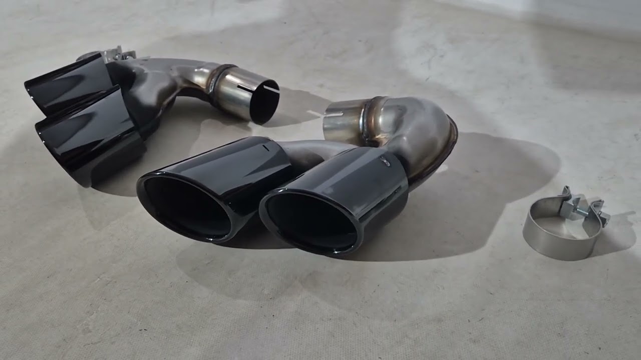 BMW X5 G05 2019- рр. Насадки на глушники в стилі X5M F95 (2018-2022) Video 1