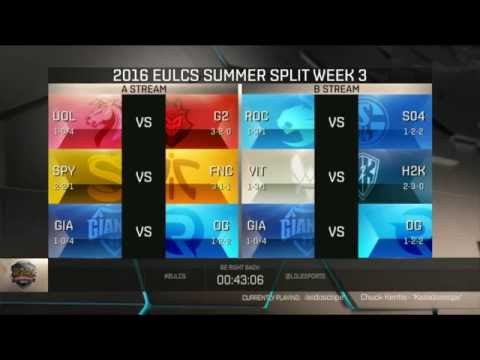 UOL vs. G2 - SPY vs. FNC - GIA vs. OG League Of Leagends.TS