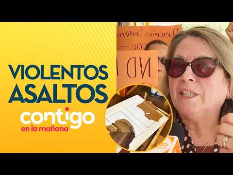 "ESTAMOS CONSTERNADOS": Vecinos de María Pinto denunciaron violentos robos - Contigo en la Mañana