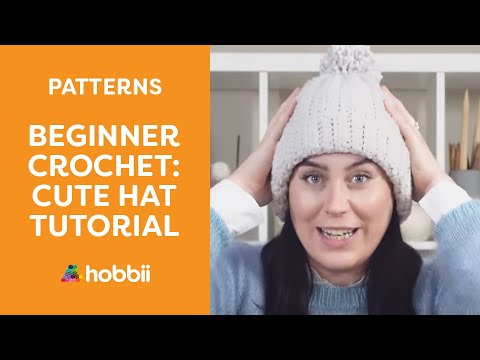 Lättvirkad mössa för nybörjare – Alla storlekar