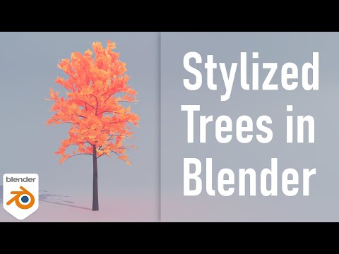 Stylized Trees in Blender [Easy] | English