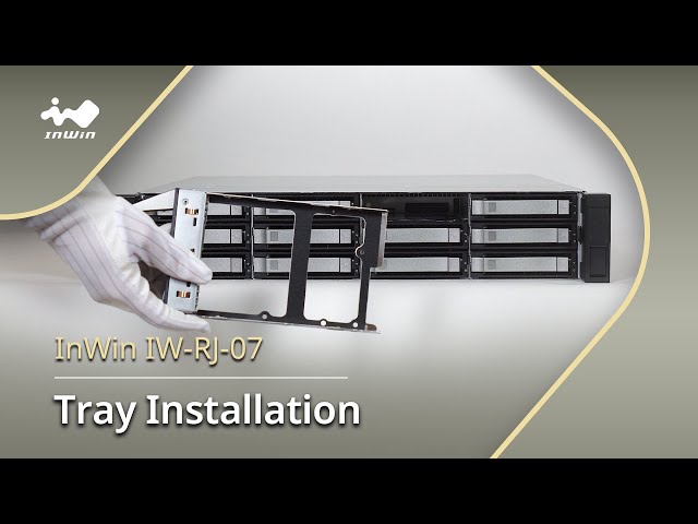 InWin RJ-07-Series JBOD Tray Installation