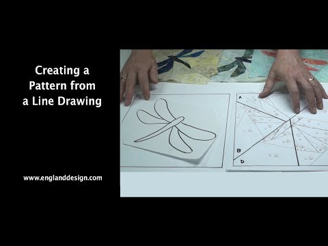 Creating a Pattern from an Line Drawing (England Design)