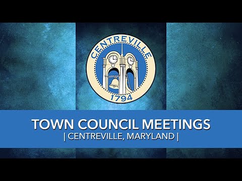 Centreville Town Council Meeting || 01/22/2026