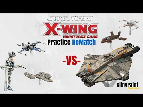 Practice ReMatch: Poe/Numb/Stress Hog vs Lothal/Katarn/Biggs - X-Wing Miniatures
