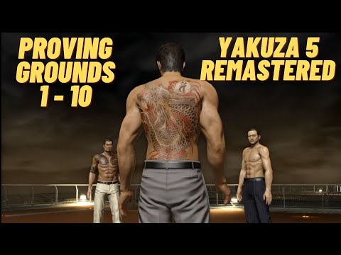 Proving Grounds 1 to 10 - Yakuza 5 Remastered 100% Trophy Guide
