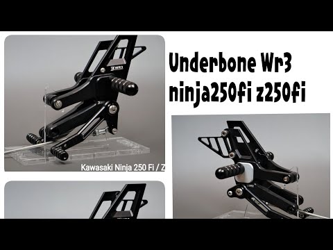 Detail dari Underbone wr3 ninja250 fi z250 fi.. step depan original wr3