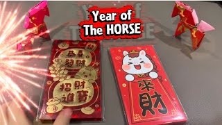 CNY Year of the Horse Angpow design | Horse Red Packet 