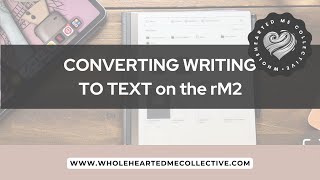reMarkable 2 | Converting Writing to Text | How To reMarkable2