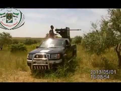 استهداف حاجز الزعلانة في ريف إدلب بواسطة رشاش 14 من قبل كتيبة شهداء الغدفة