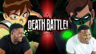 Ben 10 VS Green Lantern (Cartoon Network VS DC Comics) | DEATH BATTLE! | Reaction