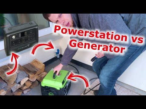 Stromausfall: Generator vs Powerstation | +Generatorstecker Tutorial | Notstrom-Blackout-Vorsorge