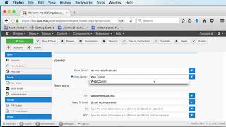 RSForm - How to address admin email