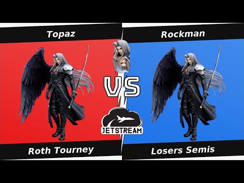 Roth Tourney Losers Semis - Topaz (Sephiroth) Vs. Rockman (Sephiroth) Smash Ultimate - SSBU
