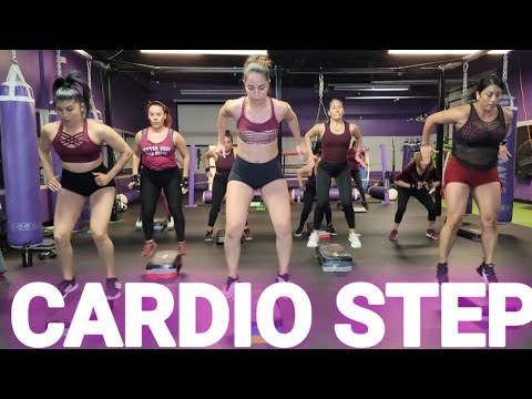 FAT BURNING CARDIO STEP WORKOUT | CARDIO DANCE FITNESS
