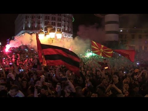 Heroes' welcome for North Macedonia handball champs | AFP