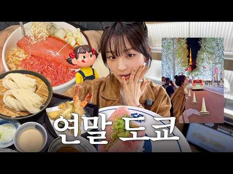 낭만적인 연말 도쿄는 완벽 그 자체 ✨일루미네이션, 돈키호테 꿀템, 몬자야키, 도쿄 맛집