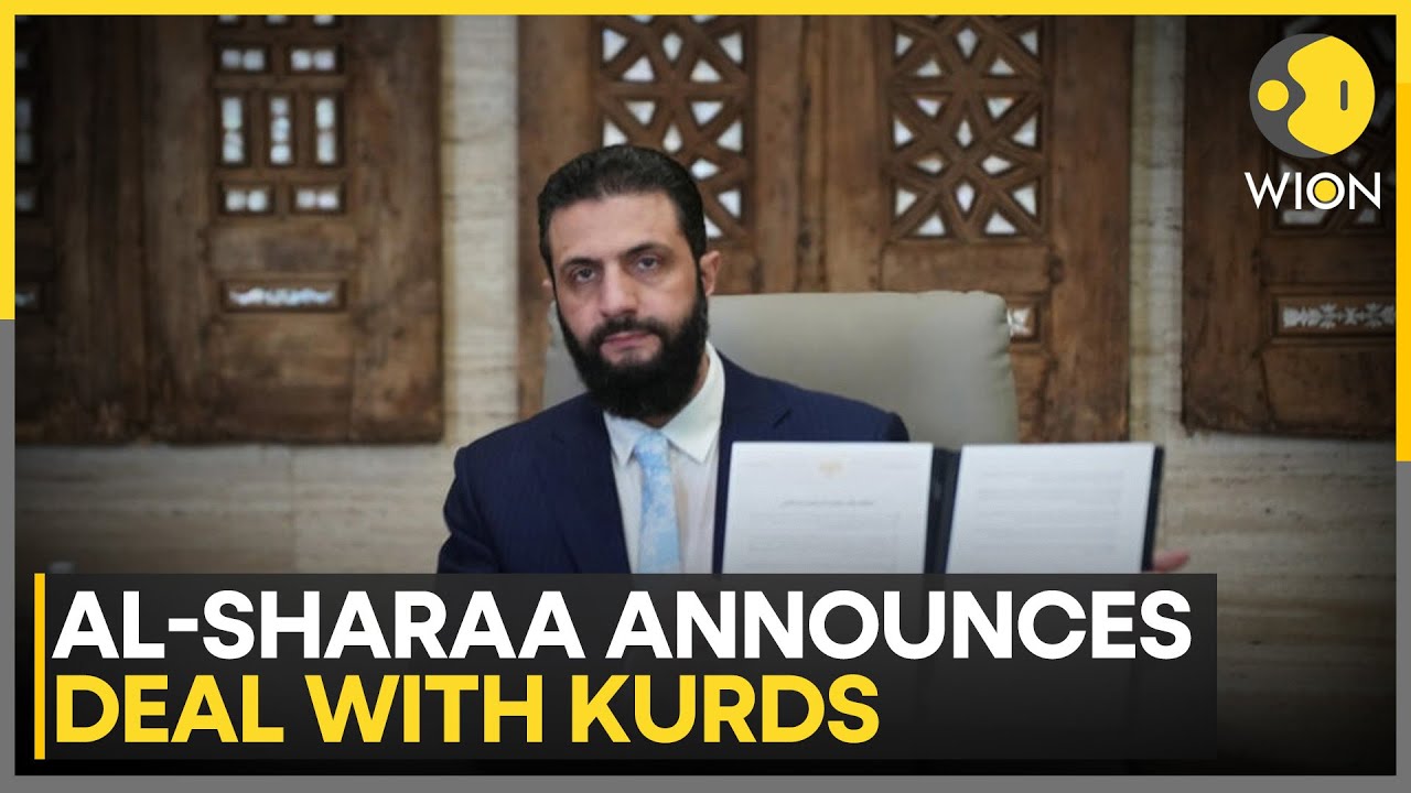 Syria Ceasefire: President Al-Sharaa Announces 14-Point Deal With Kurdish Leader | WION