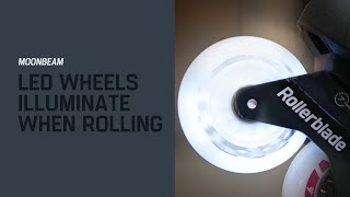 Rollerblade Moonbeam LED Wheels 4-pack