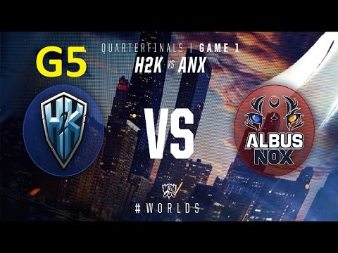 H2K vs ANX Game 5 Highlights - 2016 Worlds Knockout Stage Quarterfinals