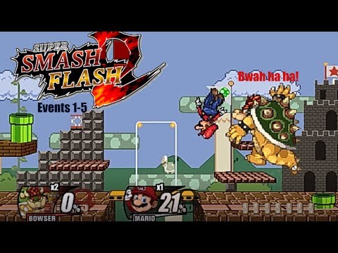 Super Smash Flash 2 Beta: Events 1-5