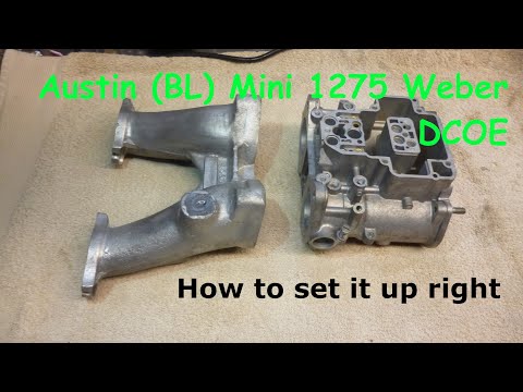 weber dcoe season Part 3. Classic Mini (BL) 1275 fast road 40 DCOE build. How to make it work!
