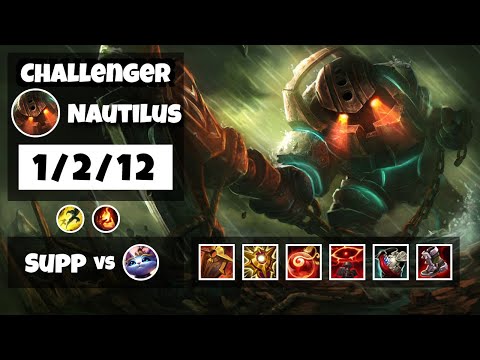 Nautilus vs Yuumi EU Challenger SUPPORT (1/2/12) - v11.18