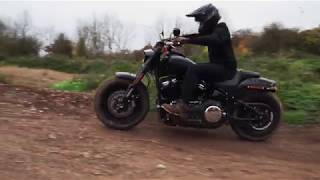 2018 Harley-Davidson Fat Bob Test Ride - Dirt Track