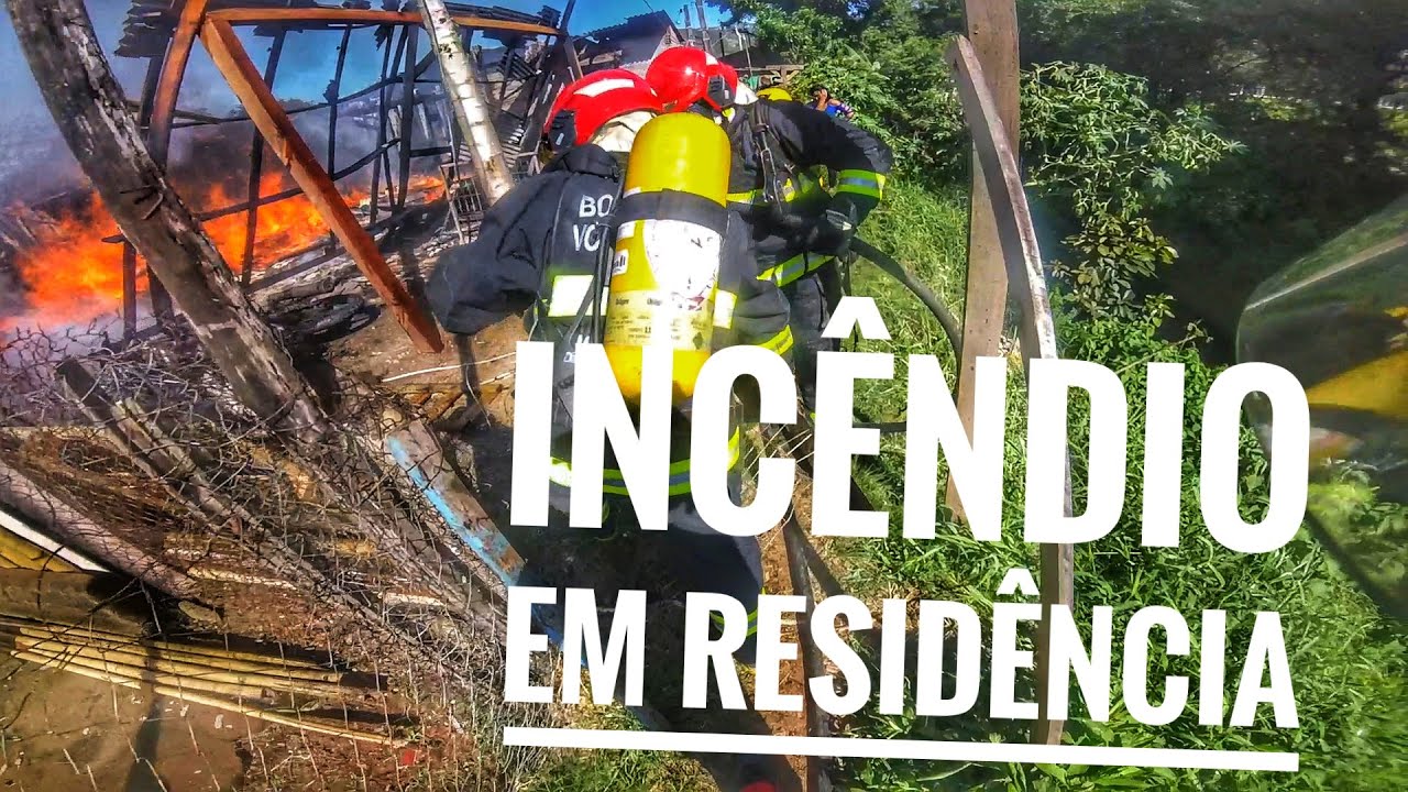 INCÊNDIO EM RESIDÊNCIA / DESLOCAMENTO E COMBATE