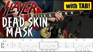 Slayer "Dead Skin Mask" Guitar TAB | Lesson | Tutorial | Cover
