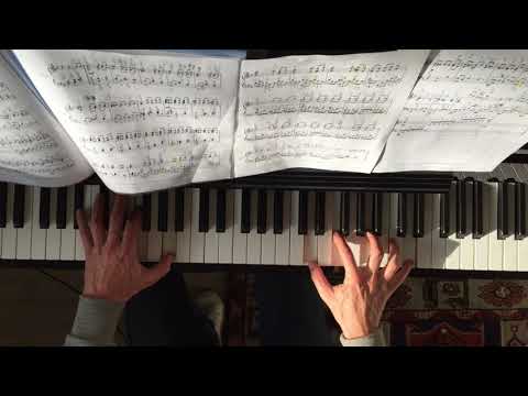 AZNAVOUR - Hier encore (piano)