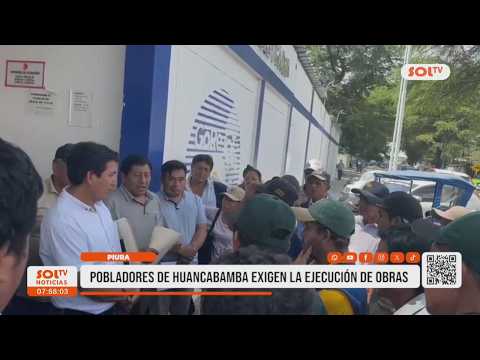 Piura: Pobladores de Huancabamba exigen ejecución de hospital prometido por gobernador