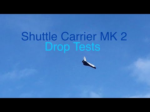 RC Space Shuttle Carrier Plane MK 2 Drop Tests