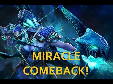 Liquid.Miracle- Drow Ranger Miracle Comeback! Free Rapier!