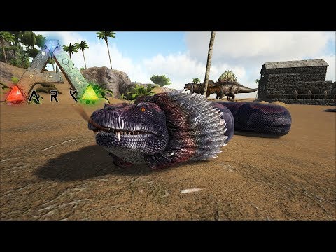 ARK: Survival Evolved - TAMING A TITANOBOA(SNAKE)!! (ARK RAGNAROK MAP)