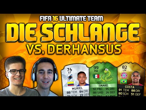 FIFA 16: DIE SCHLANGE vs DerHansus - FUT 16 Squadbuilder Duell