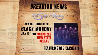 Music video thumbnail preview for THE SILENT RAGE - Black Monday ft. Bob Katsionis (Lyric Video) by The Silent Rage