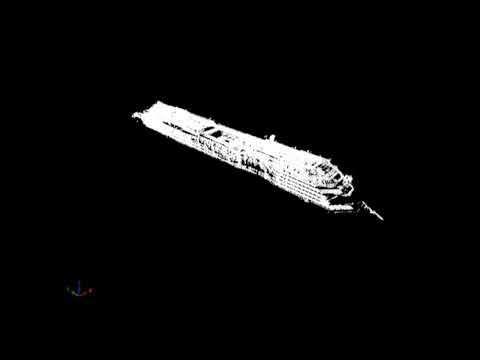 Modello digitale 3D della rotazione – Naufragio Concordia